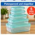 Frischhaltedosen Set von Tontarelli 5 teilig